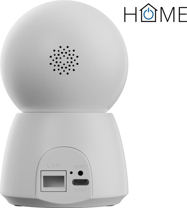 Actual product image iGet HOME Camera CS4 White - WLAN 2K IP camera, night vision, audio, RJ45, auto-tracking