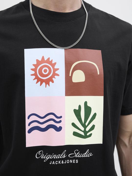 Actual product image Jack & Jones Gedruckt Rundhalsausschnitt T-shirt T-shirt (S)