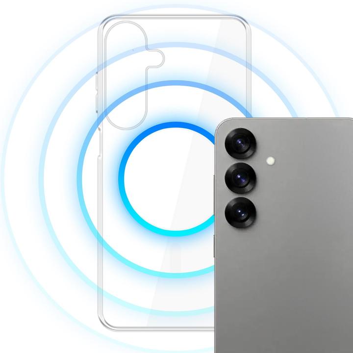 Actual product image 3MK MagCase Sam S25 przezroczysty/clear kompatybilne z MagSafe (Samsung Galaxy S25)