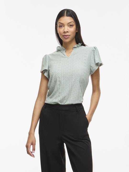 Immagine prodotto Vila VIPOINTA V-Ausschnitt Oberteil mit kurzen Ärmeln (S)