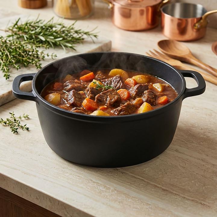 Image du produit Relaxdays cocote (Casserole, Cocotte + faitout, Fonte d'aluminium, 24 x 11 cm)