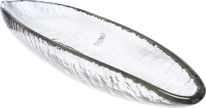 Produktbild Glasi Hergiswil Glasschale mit Bootsform (14 x 68 cm)
