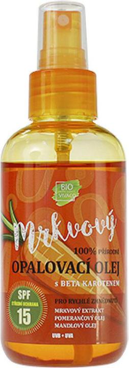 Immagine prodotto Vivapharm Vivaco S.R.O. - Olio abbronzante 100% naturale con estratto di carota Spf 15 (Olio autoabbronzante, 150 ml)