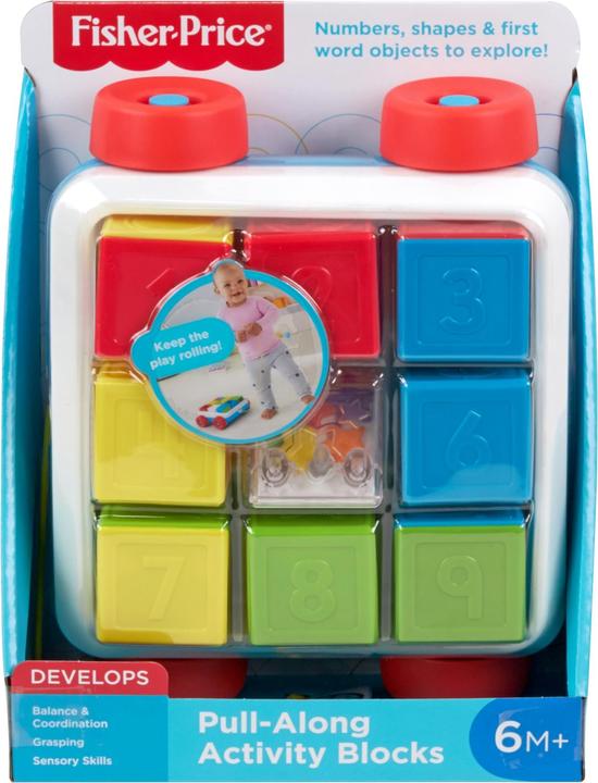 Actual product image Fisher-Price Pull-Along Activity Blocks