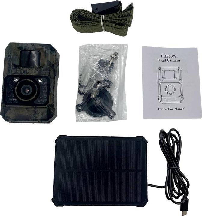 Produktbild Berger & Schröter Mini 48 MP Wildkamera 48 Megapixel inkl. Solarladegerät mit Li