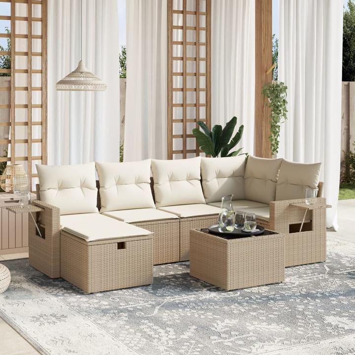 Actual product image VidaXL 10-piece garden lounge set with cushions