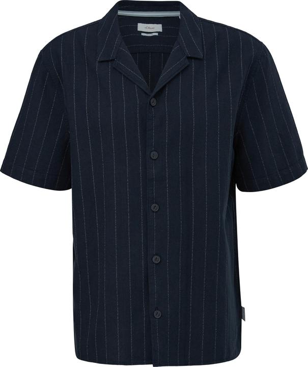 Immagine prodotto s.Oliver Hemd Kurzarmhemd aus Leinenbaumwollmix (M)