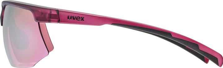 Actual product image Uvex aerios (Cranberry Matt, Mirror Rose)