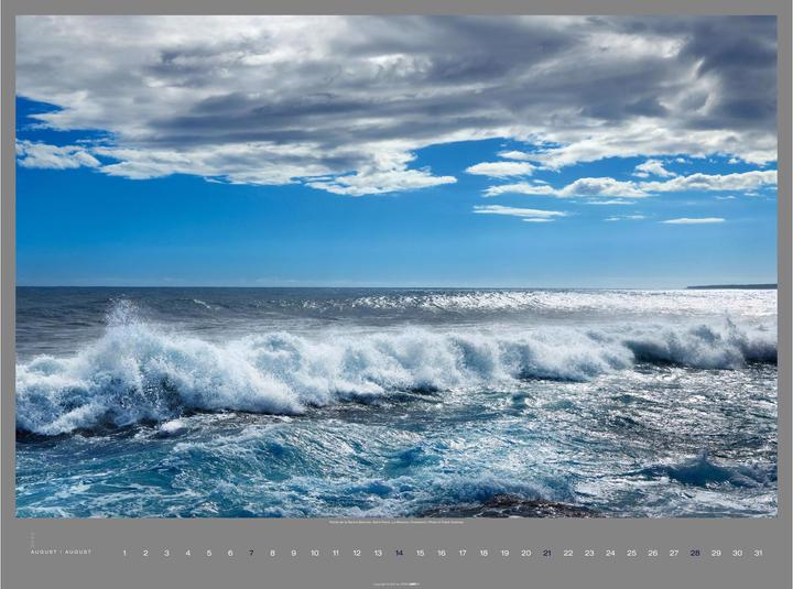Produktbild Kalender Das Meer 2022 (78 x 58 cm, Deutsch)