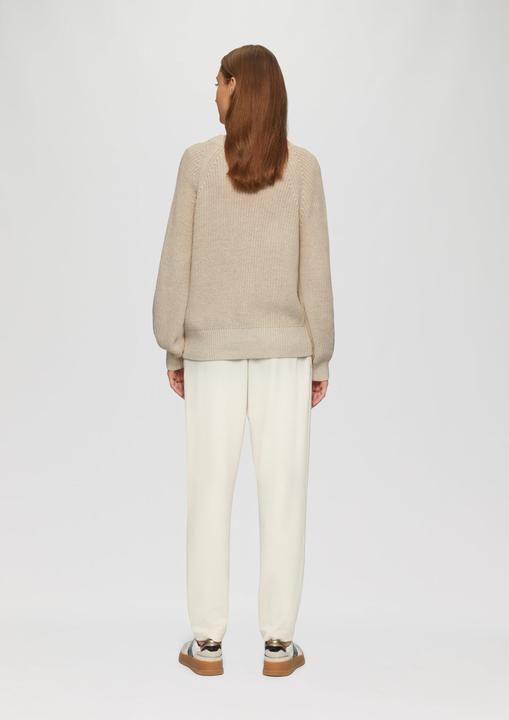 Image du produit s.Oliver Strickpullover Strickpullover mit Raglan-Ärmeln und Rippbündchen (46)
