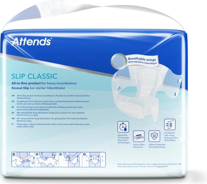 Actual product image Attends Slip 10 Classic (15 x, Large plus)
