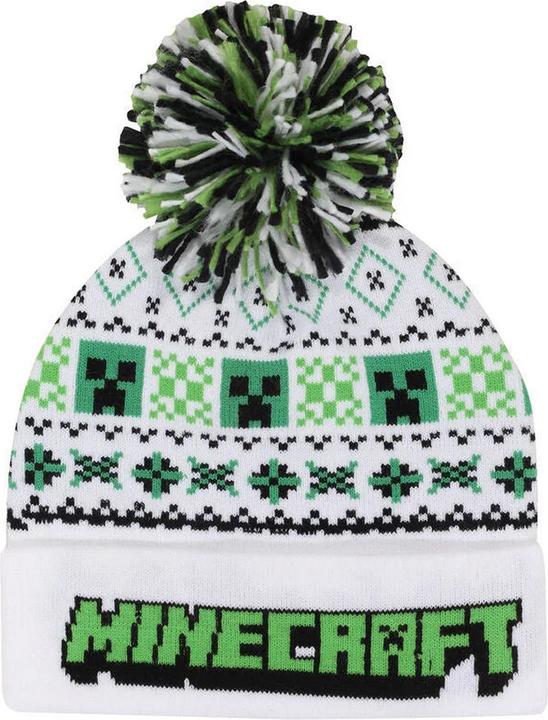Immagine prodotto Minecraft Berretto Sciare Creeper Pom Pom Adulto Unisex