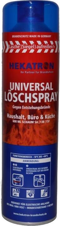 Hekatron 31-6900086-01-XX Universal extinguishing spray against incipient fires - Fire protection for (A, B, F)