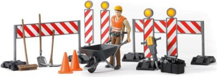 Bruder Set da cantiere incl. figura