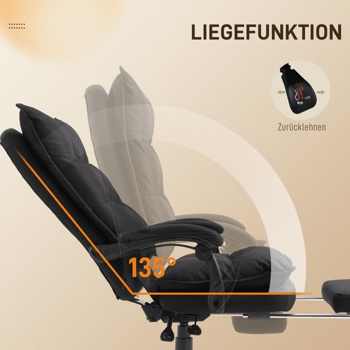 Produktbild Vinsetto Bürostuhl mit Massagefunktion (50 - 68 cm)