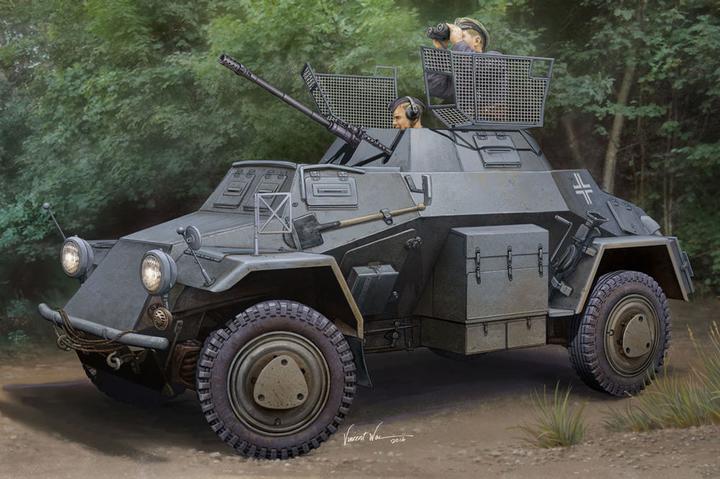 Actual product image Hobby Boss German Sd.Kfz.222 Light Panzerspahwag