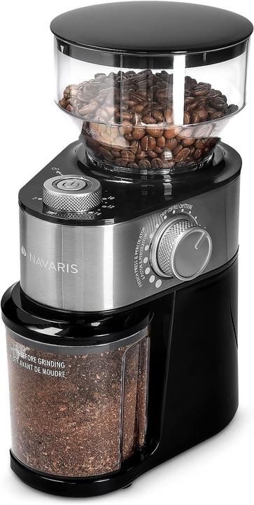 Produktbild Navaris Kaffeemühle mit Scheibenmahlwerk