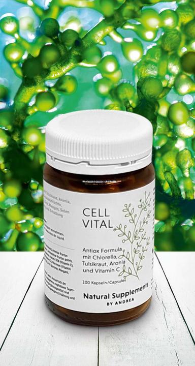 Actual product image Natural Supplements by Andrea Cell Vital (100 Piece, Capsules, 161 g)