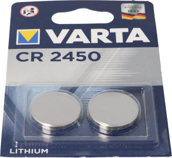 Produktbild Varta Professional Electronics CR2450, CR 2450 Lithium 2er Blister Verpackung (2 Stk., CR2450, 570 mAh)
