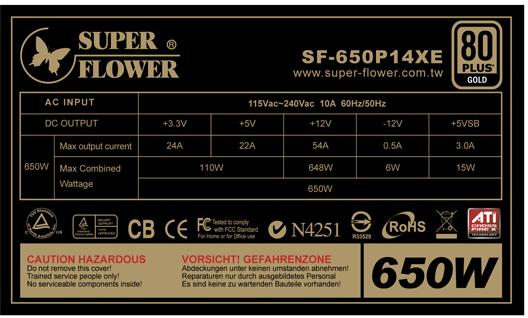 Produktbild Super Flower Golden Green Pro (650 W)