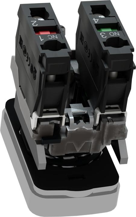 Actual product image Schneider Electric Metal double pushbutton