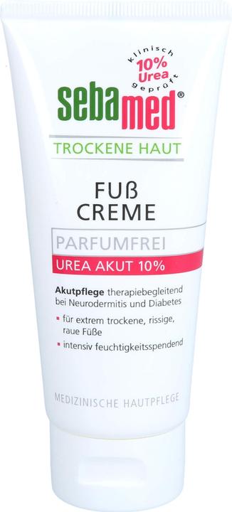 Sebamed Crème pour les pieds peau sèche sans parfum Urée 10%, 100 ml CRE (Bain de pieds, 100 ml)