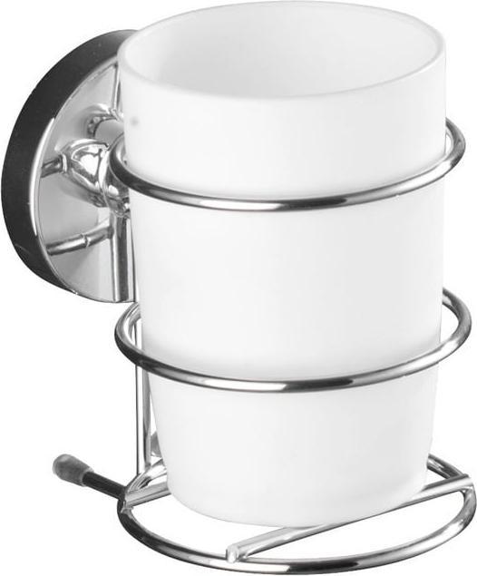Produktbild Wenko 2 Zahnputzbecherhalter Milazzo silber