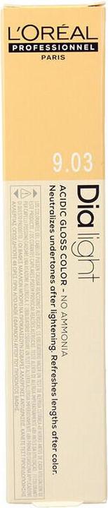 Actual product image L'Oréal Professionnel DIA LIGHT gel-creme acide sans amoniaque #9.03 50 ml (#9.03)
