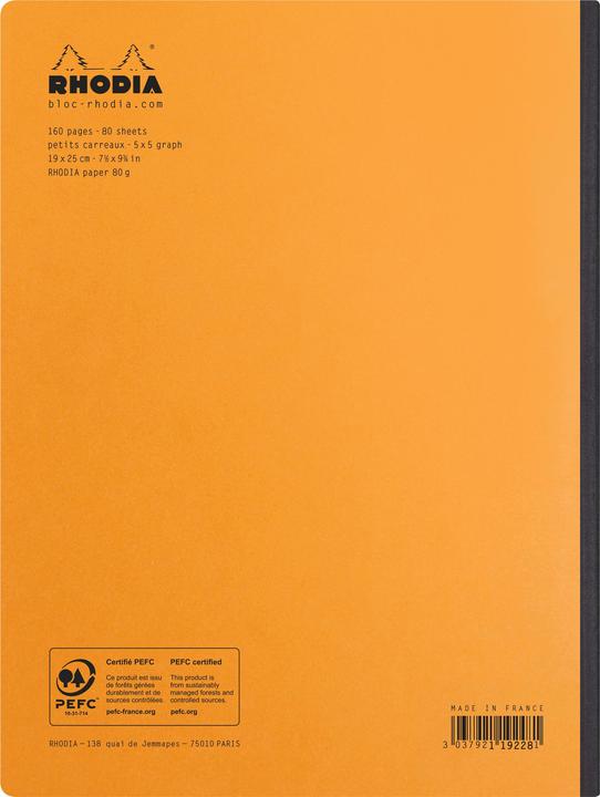 Actual product image Rhodia Notebooks/Notebooks Classic (B5, Checked)
