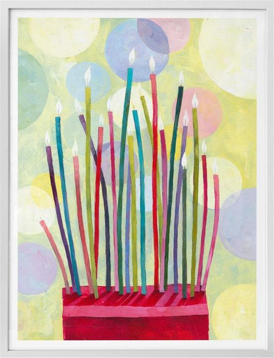 Actual product image Trenddeko Blanz - Birthday candles (100 x 120 cm)