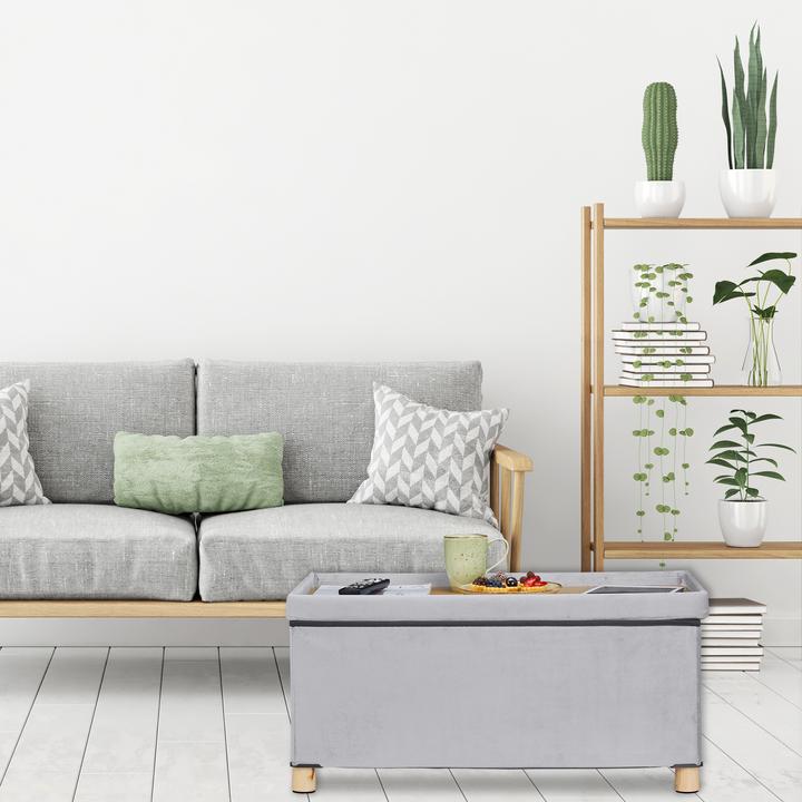 Actual product image Relaxdays Chest with tray (76 cm)