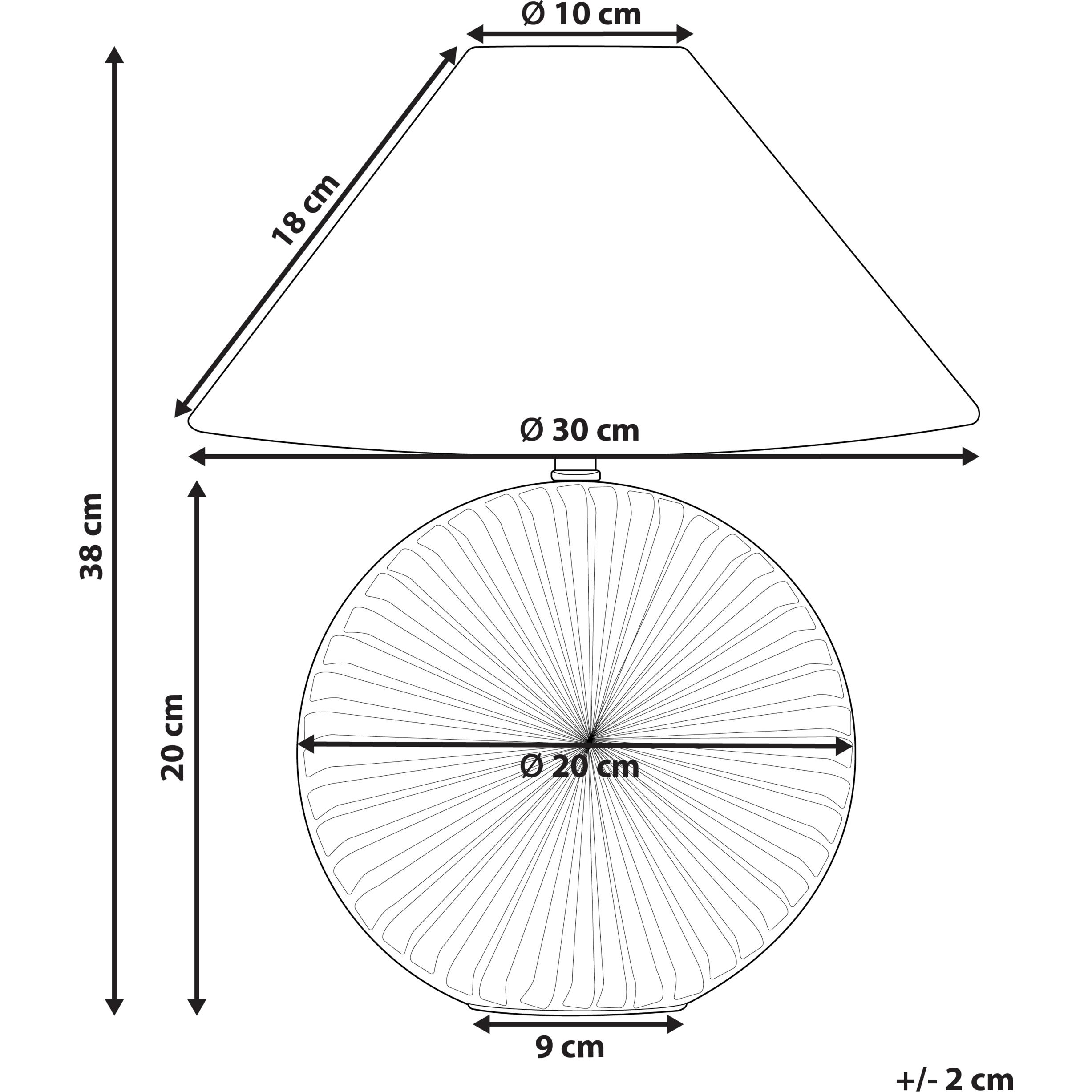 Thumbnail - Beliani, Tischlampe, Yuna