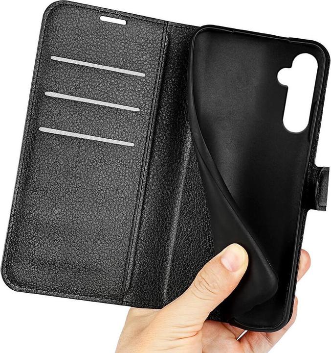 Actual product image Cover-Discount Leather case cover green (Samsung Galaxy S24)