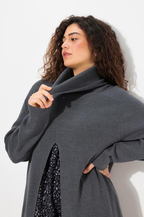 Actual product image Ulla Popken Extra Long Long Sleeve Turtleneck (56)