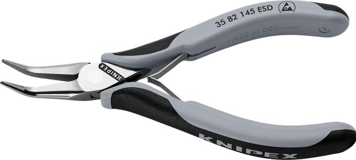 Productafbeelding Knipex 35 82 145 ESD Elektronische grijptang ESD met meer-componentengrepen spiegelgepolijst 145 mm (145 mm)