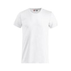 Local Media, Shirts, T-Shirt Clique Basic-T 029030, Baumwolle, Weiss, Grösse L, Weiss, (L)