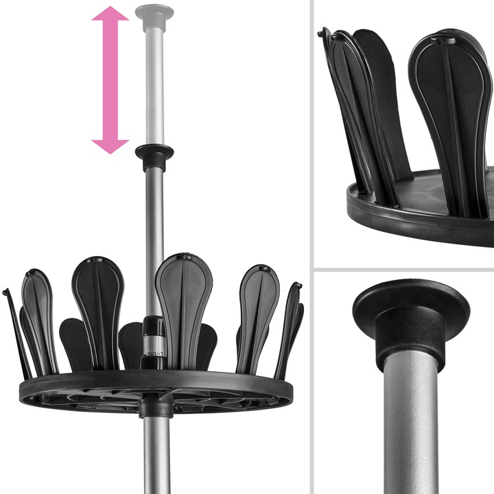Actual product image tectake Julissa (26.5 x 26.5 x 300 cm)