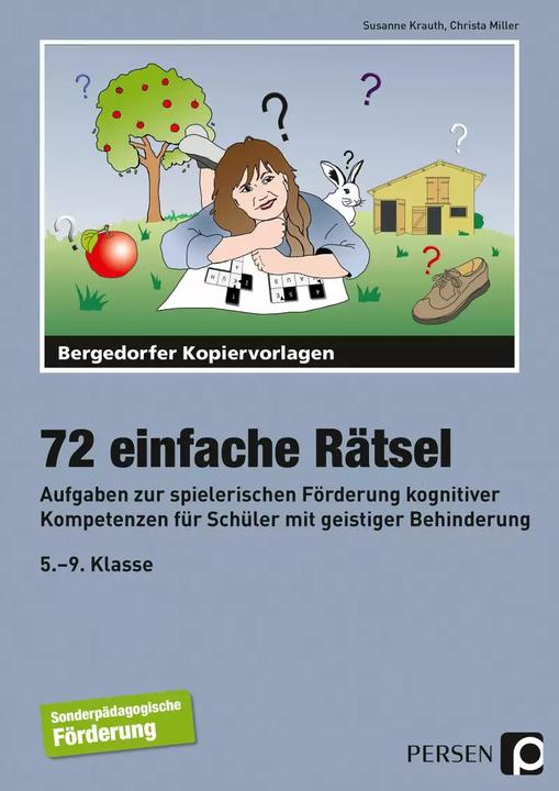 Produktbild 72 einfache Rätsel (Deutsch, Christa Miller, Susanne Krauth, 2015)