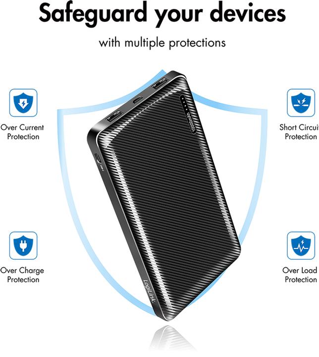 Produktbild LogiLink PA0328RF (10000 mAh, 12 W, 37 Wh)