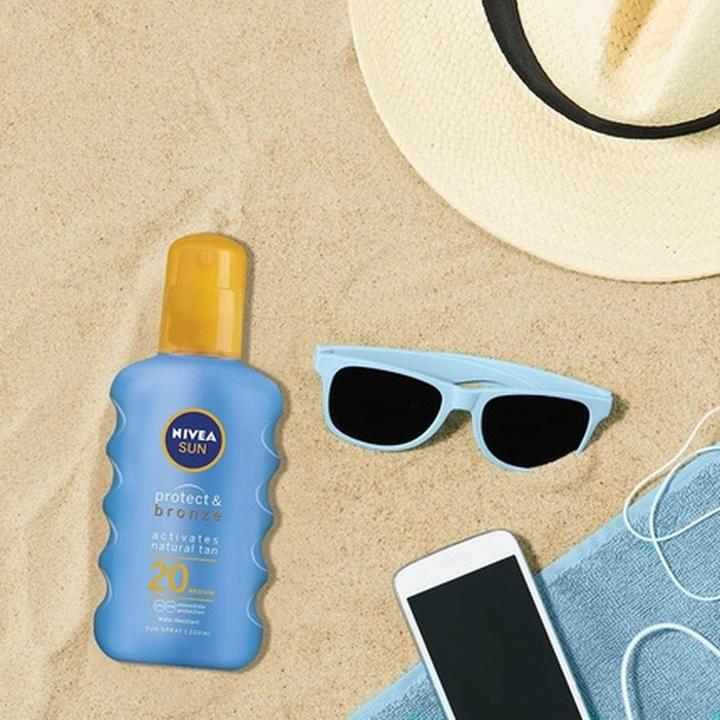 Image du produit NIVEA Spray solaire de protection et de bronzage (Spray solaire, SPF 20, 200 ml, 150 g)