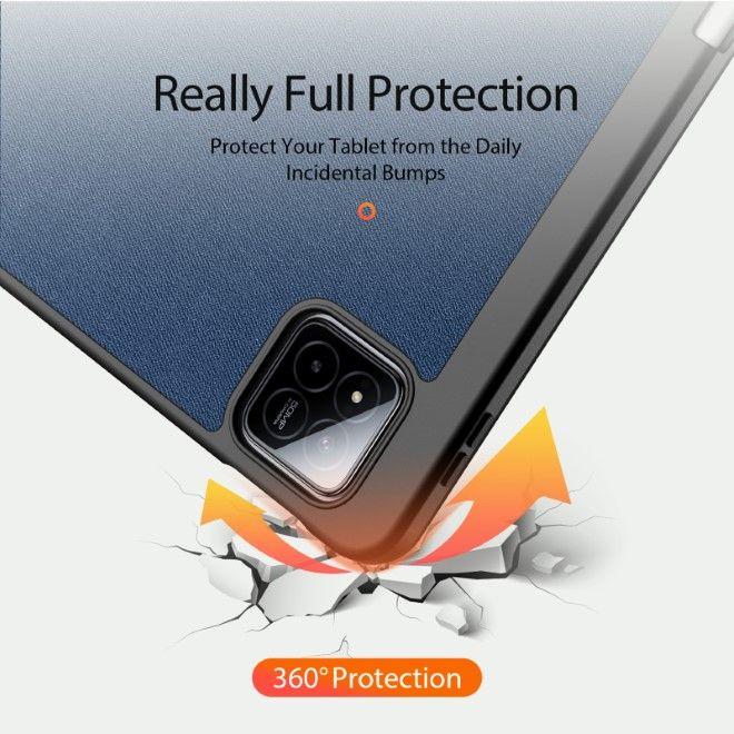 Produktbild Dux Ducis Book case Xiaomi Redmi Pad 7/7 Pro Domo Series Tri-fold Stand PU Leather Tablet Cover Blue (Xiaomi Pad 7 Pro, Xiaomi Pad 7)