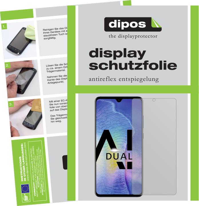 Actual product image Dipos Screen Protector Anti-Glare (4 Piece, Mate 20)