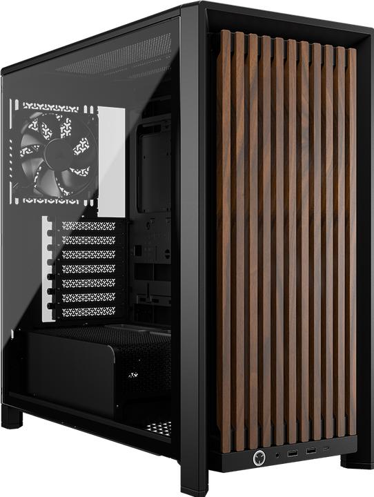 Actual product image Corsair Frame 4000D Wood RS Modular Mid-Tower (ATX, mATX, Mini-ITX)