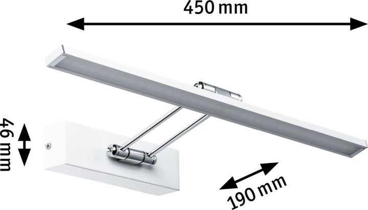 Produktbild Paulmann Bilderleuchte Beam Fifty (850 lm)