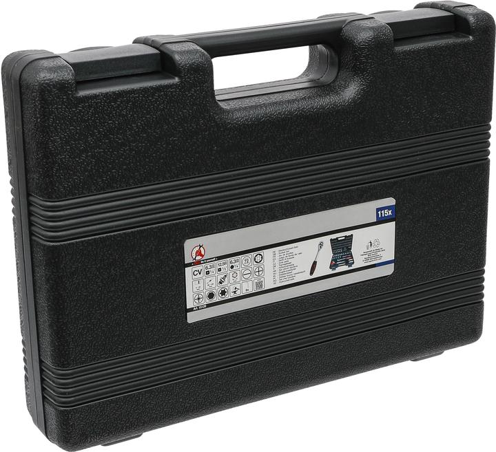 Produktbild BGS Steckschlüssel-Satz Wellenprofil Antrieb 6,3 mm (1/4") / 12,5 mm (1/2") 115-tlg. (1/4")