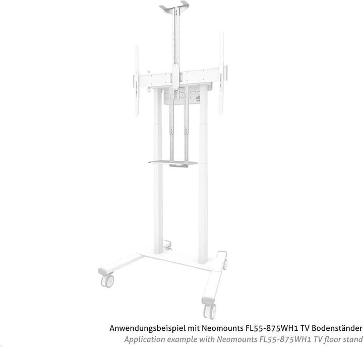 Actual product image Neomounts Select Video Kit Cam & AV Shelf incl. Logitech Rally Bar mini Adapter for FL55 (Ground, 9 kg)