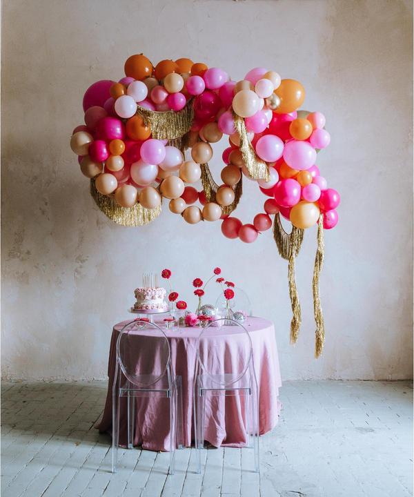 Image du produit Partydeco Ballons à chaîne Linking Ballon décoratif rose 33cm, 20 pièces (1 x)