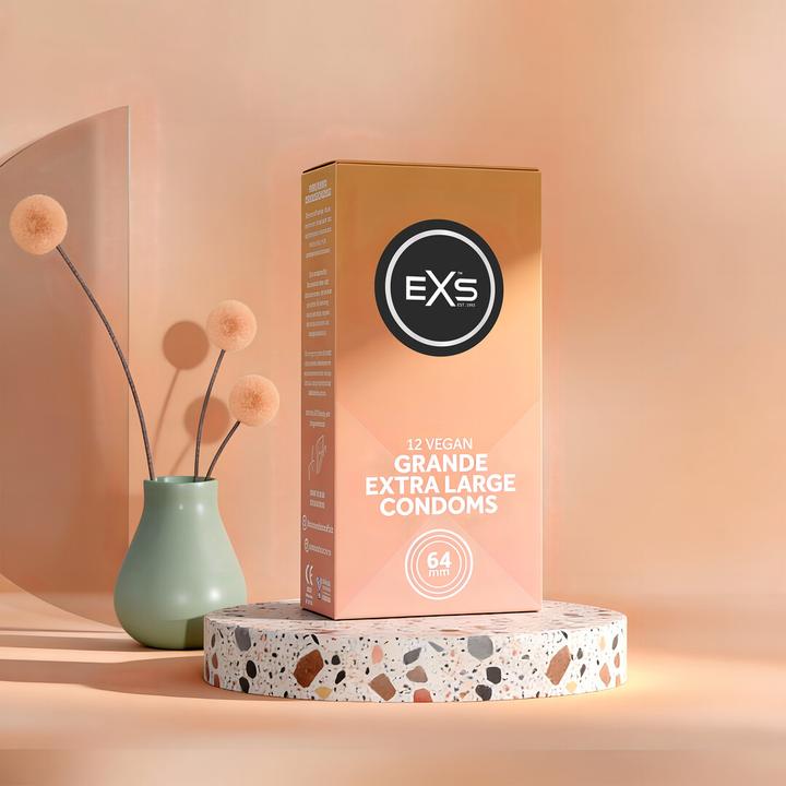 Actual product image EXS Grande - Extra Large Condoms - 12 pieces (12 pcs.)