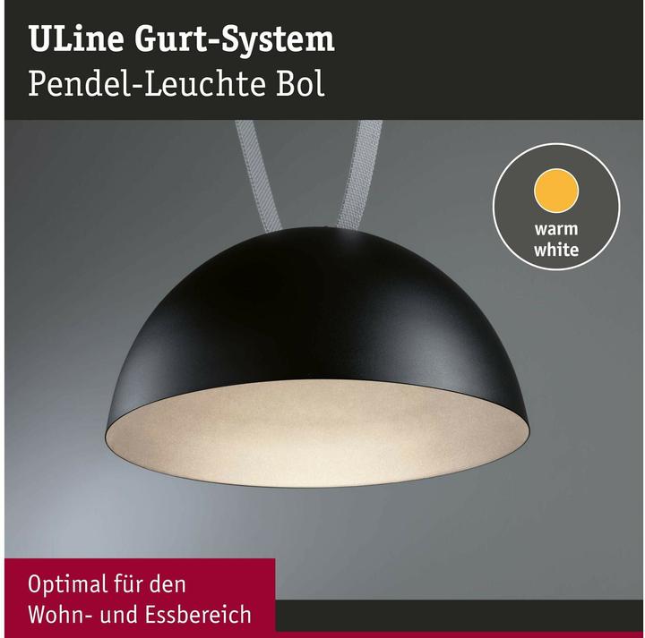 Image du produit Paulmann Gurt-System ULine Pendel Bol (1245 lm)