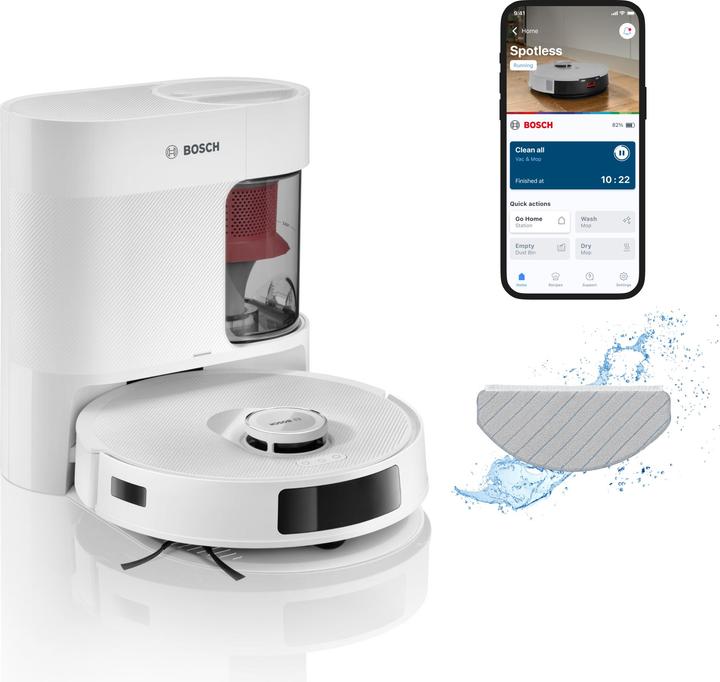 Bosch Hausgeräte BCRD2W (11000 Pa, Wischtuch)